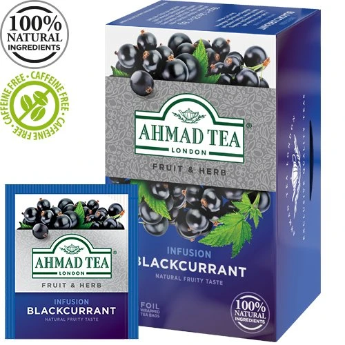 Tee AHMAD 20 Alu Black Currant 20tk x 1.8 g