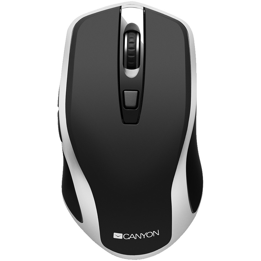 CANYON mouse MW-19  Wireless Charge Black Silver