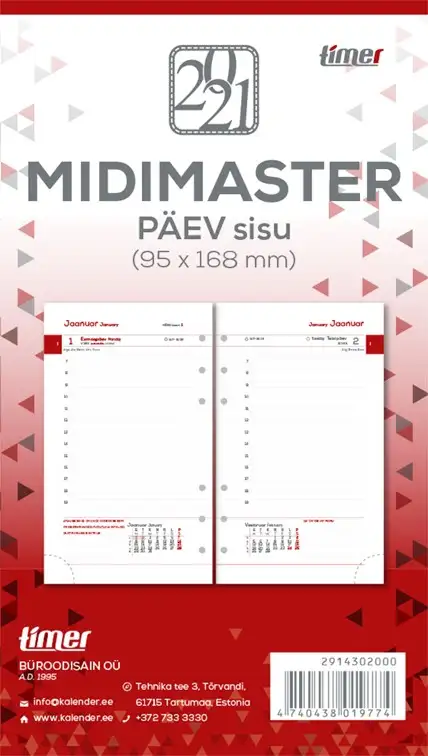 2914302000, Time-Master Midi sisu Päev
