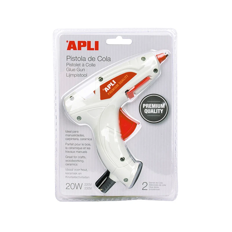 Liimipüstol PREMIUM 20W, 7,5mm, 2 liimipulgaga