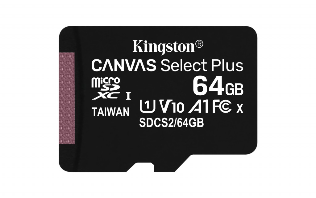 Kingston Canvas Select Plus UHS-I 64 GB MicroSDXC Flash memory class 10 SD Adapter