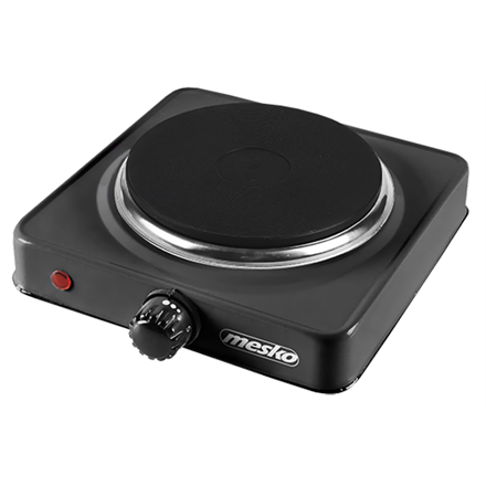 Mesko | Hob | MS 6508 | Number of burners/cooking zones 1 | Temperature of heating can be smoothly adjusted with thermostat temperature control | Black | Electric