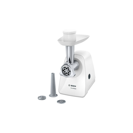 Bosch | Meat mincer SmartPower | MFW2510W | White | 350 W | Number of speeds 1 | 2 Discs: 3.8 and 8 mm; Sausage filler accessory.