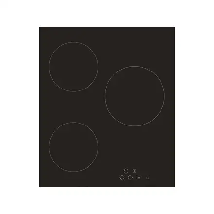 Simfer | Hob | H4.030.DECSP | Vitroceramic | Number of burners/cooking zones 3 | Touch | Black