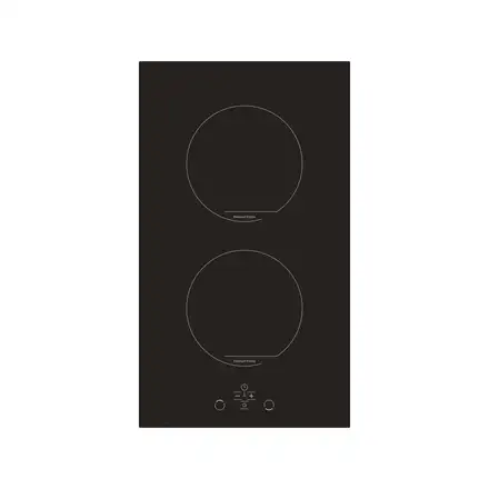 Simfer | Hob | H3.020.DEISP | Induction | Number of burners/cooking zones 2 | Touch | Timer | Black