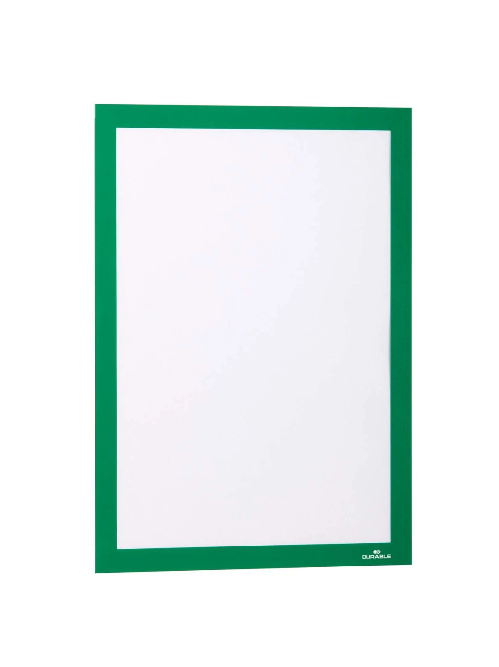 Iseliimuv infohoidja magnetkinnitusega DURABLE DURAFRAME A4, roheline, 2 tk