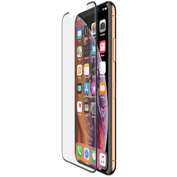 BELKIN GLASS, EZ TRAY, APPLE, XS MAX, TEMPERED CURVE