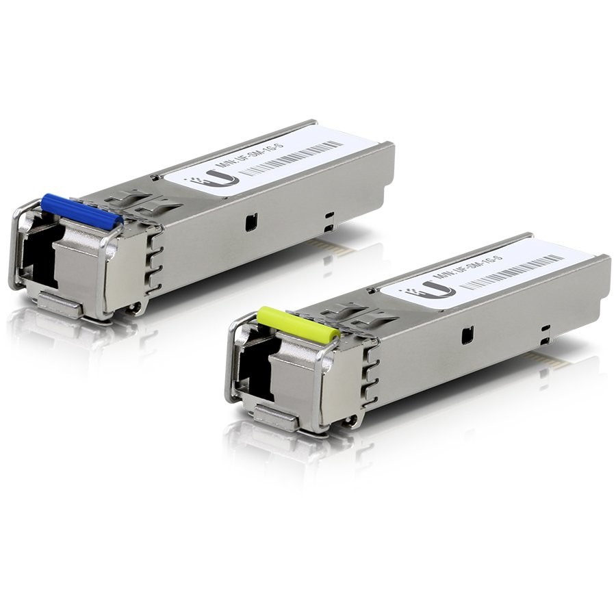 Ubiquiti U Fiber Single-Mode - SFP (mini-GBIC) transceiver module - Gigabit Ethernet - 1000Base-BiDi (pack of 2)