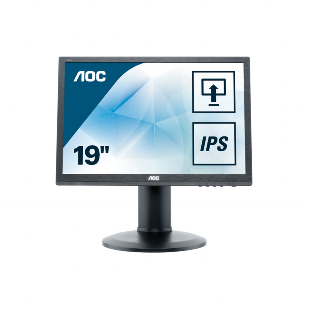 AOC 0 Series I960PRDA LED display 48,3 cm (19") 1280 x 1024 pikslit SXGA LCD Must