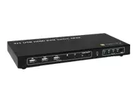 TECHLY 028702 Techly 4-port HDMI/USB KVM