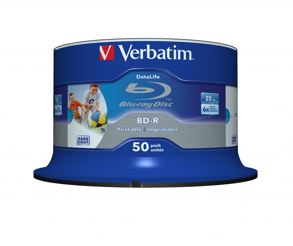 VERBATIM 50x BD-R 25GB 6x
