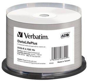 VERBATIM 50xDVD-R 4.7GB 16x SP