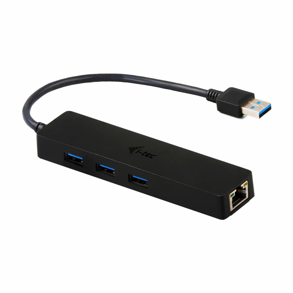 I-TEC USB 3.0 Slim HUB 3 Port Giga Lan