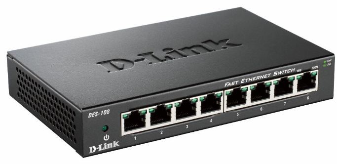 D-LINK 8-port 10/100 Desktop Switch