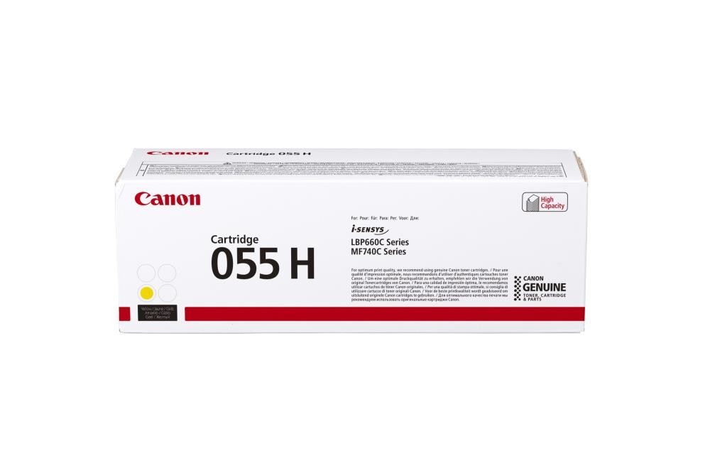 Canon 055H toonerikassett 1 tk Originaal Kollane