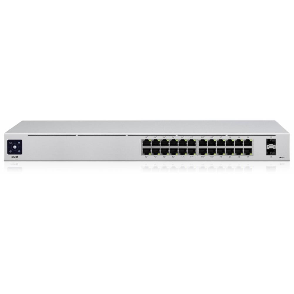 Switch|UBIQUITI|USW-Pro-24-PoE|Type L3|Desktop/pedestal|Rack|24x10Base-T / 100Base-TX / 1000Base-T|2xSFP+|PoE+ ports 16|400 Watts|USW-PRO-24-POE
