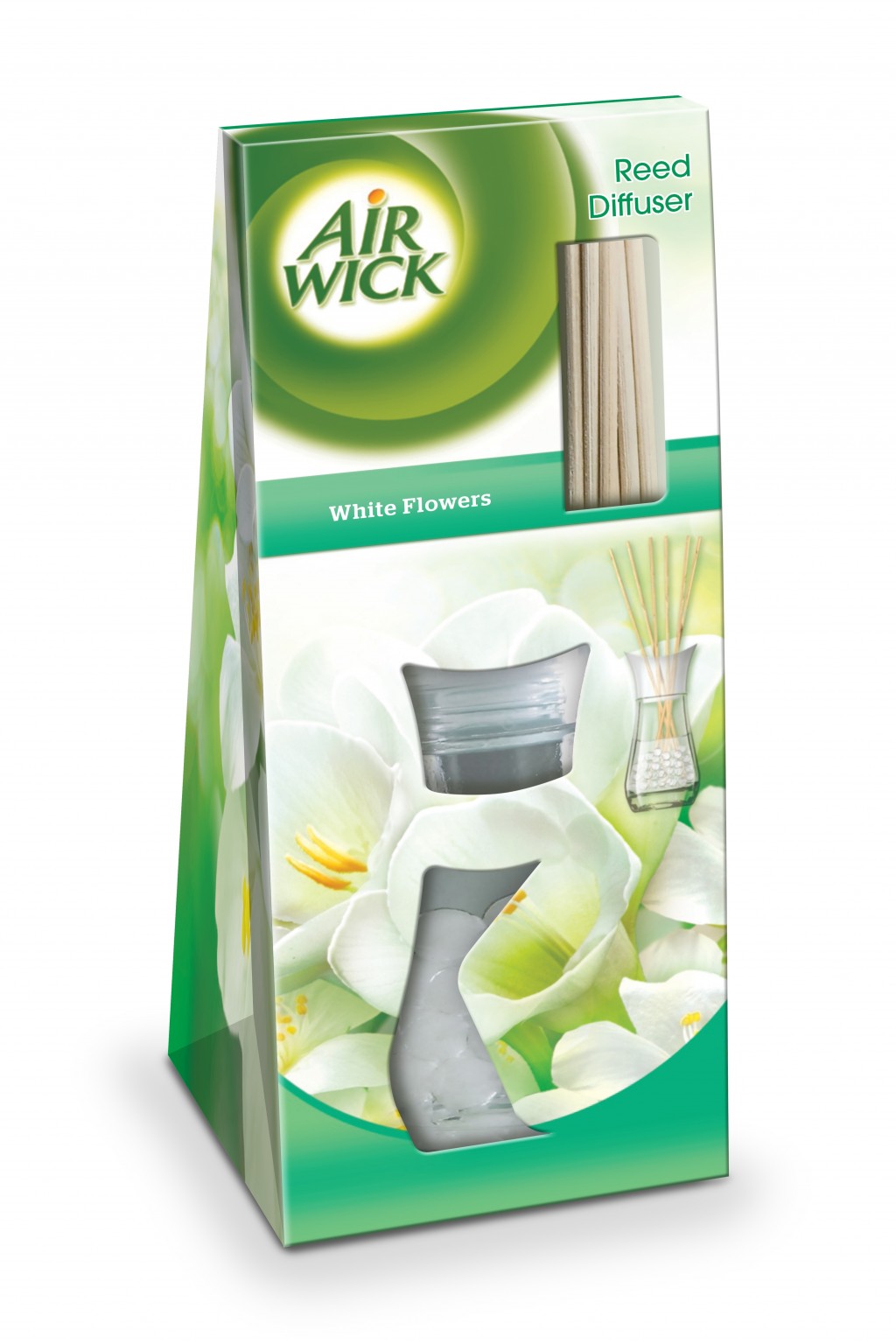 Õhuvärskendaja Air Wick Fragrance white floral aroma, 25 ml