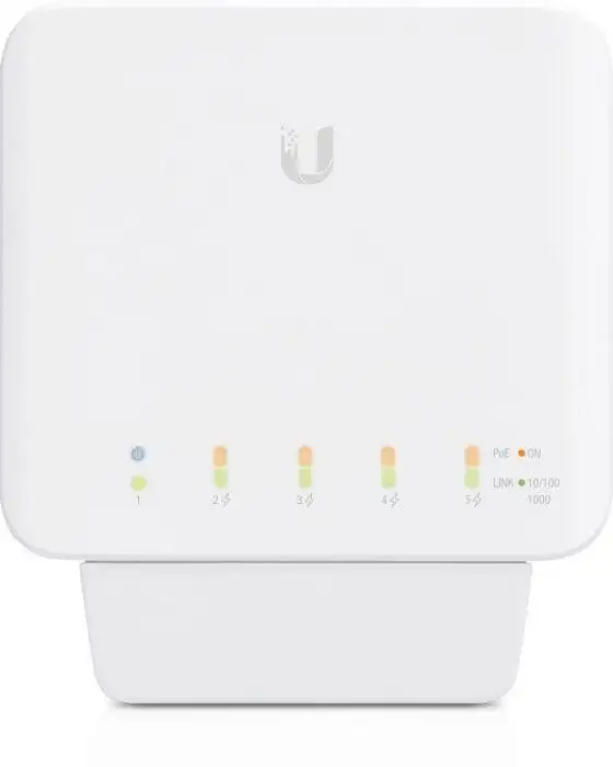 Ubiquiti USW-Flex Indoor/outdoor 5Port Poe Gigabit Switch with 802.3bt Input Power Support | Ubiquiti