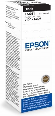 EPSON T6641 BLACK INK BOTTLE 70ML