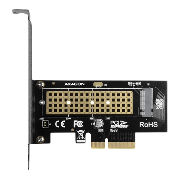 AXAGON PCEM2-N PCI-E 3.0 4x - M.2 SSD NVMe, up to 80mm SSD