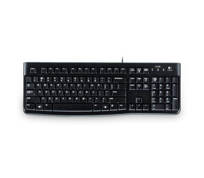 Logitech Keyboard K120 for Business klaviatuur USB ĄŽERTY Leedu Must