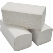 Lehtpaberrätikud GRUINE,  25x21cm, 2-kih, V-fold, 200l, valge (kogus 20 tükki)