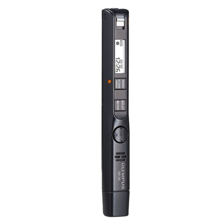 Olympus Digital Voice Recorder VP-20,  8GB, Black Olympus Rechargeable MP3, WAV, WMA Black