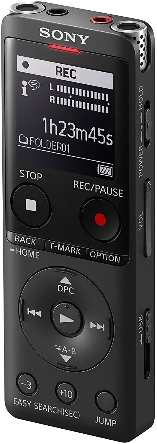Sony | Digital Voice Recorder | ICD-UX570 | Black | LCD | MP3 playback