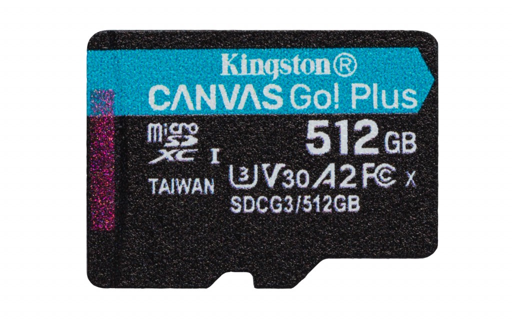 KINGSTON 512GB microSDXC Canvas Go Plus