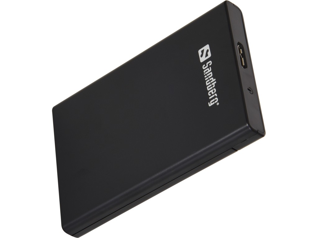 Sandberg USB 3.0 to SATA Box 2.5" HDD/SSD ümbris Must 2.5"