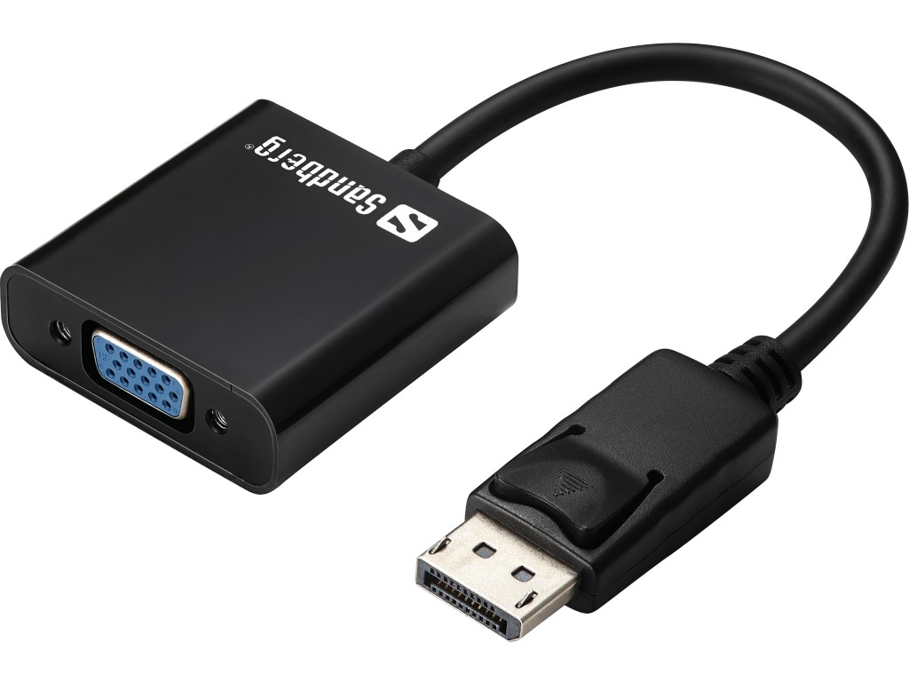Sandberg 508-43 videokaabliadapter DisplayPort VGA (D-Sub) Must