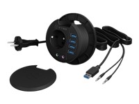 ICYBOX Table Hub 4x USB 3.0 Type-A