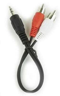 CABLE AUDIO 3.5MM TO 2RCA 0.2M/CCA-458/0.2 GEMBIRD