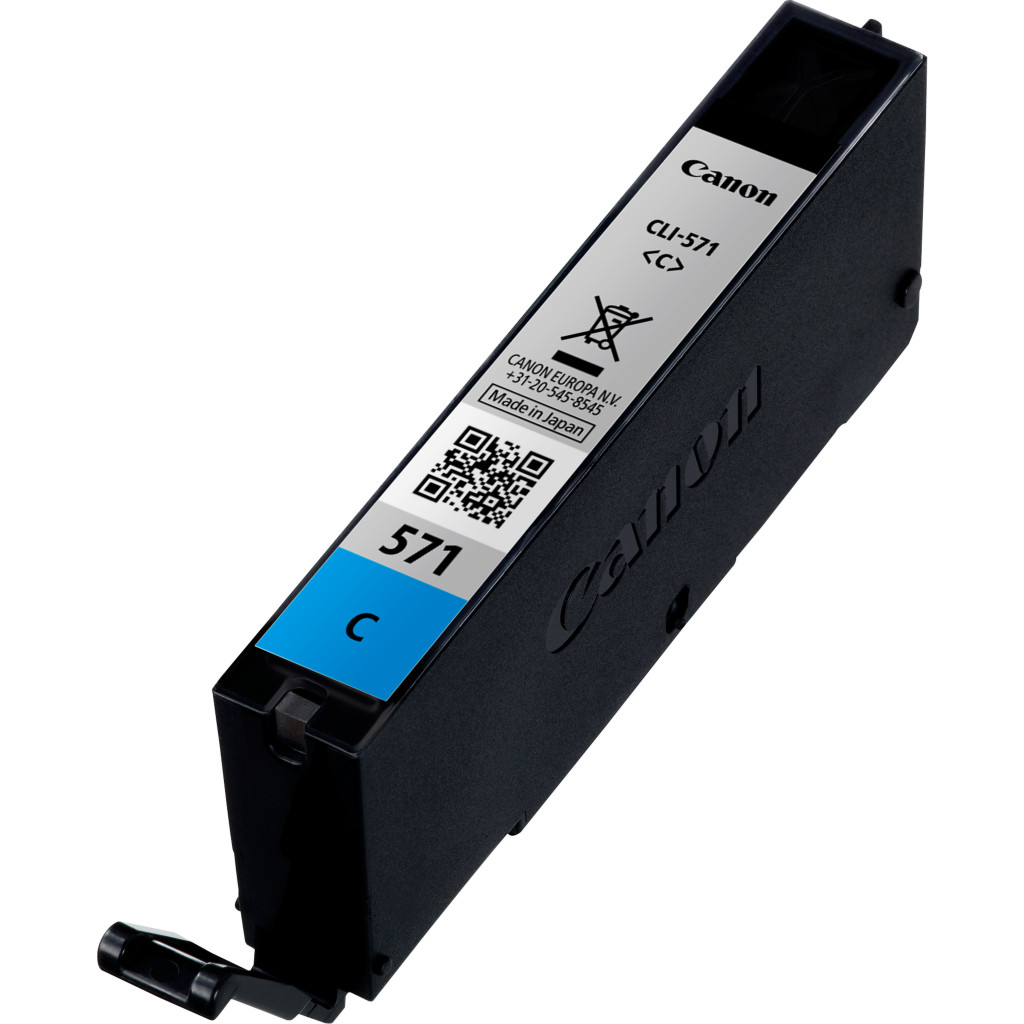 Ink Cartridge Canon CLI-571C CY 311pages OEM | Canon Cartridge | CLI-571C | Ink cartridges | Cyan