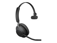 Jabra Evolve2 65, MS Mono Kõrvaklapp Juhtmevaba Peavõru Kontor/kõnekeskus USB tüüp A Bluetooth Must