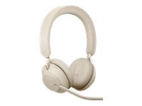 Jabra Evolve2 65, UC Stereo Kõrvaklapp Juhtmevaba Peavõru Kontor/kõnekeskus USB tüüp-C Bluetooth Beež