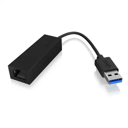 Raidsonic | USB 3.0 (A-Type) to Gigabit Ethernet Adapter | IB-AC501a