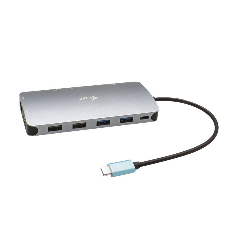 i-tec Metal C31NANODOCKPROPD sülearvuti dokk ja pordireplikaator Juhtmega ühendatud USB 3.2 Gen 1 (3.1 Gen 1) Type-C Hõbe
