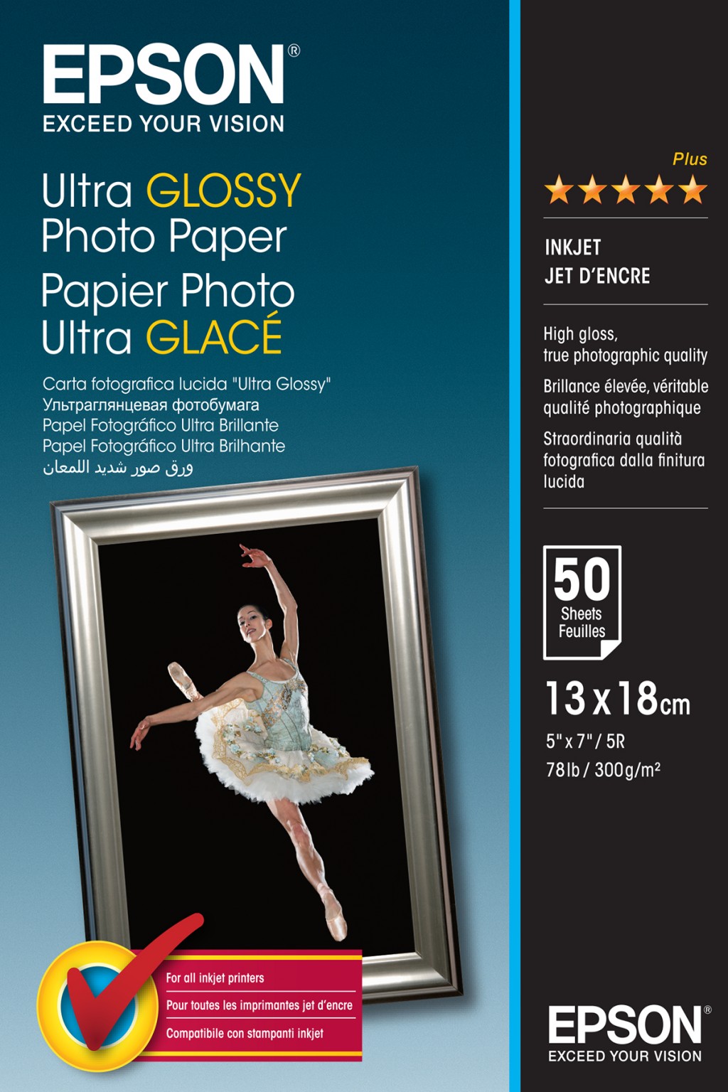Ultra Glossy Photo Paper | 300 g/m² | 13 x 18 cm | Photo Paper