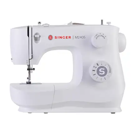 Singer | Sewing Machine | M2405 | Number of stitches 8 | Number of buttonholes 1 | White