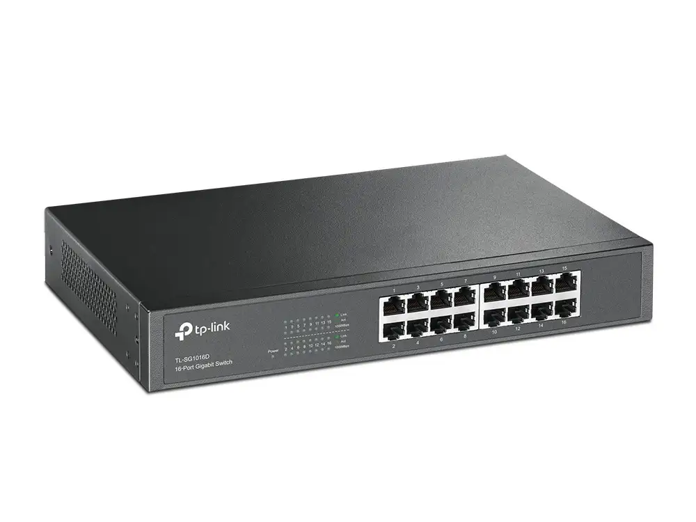 TP-LINK 16port Gigab. ECO-Switch 19in