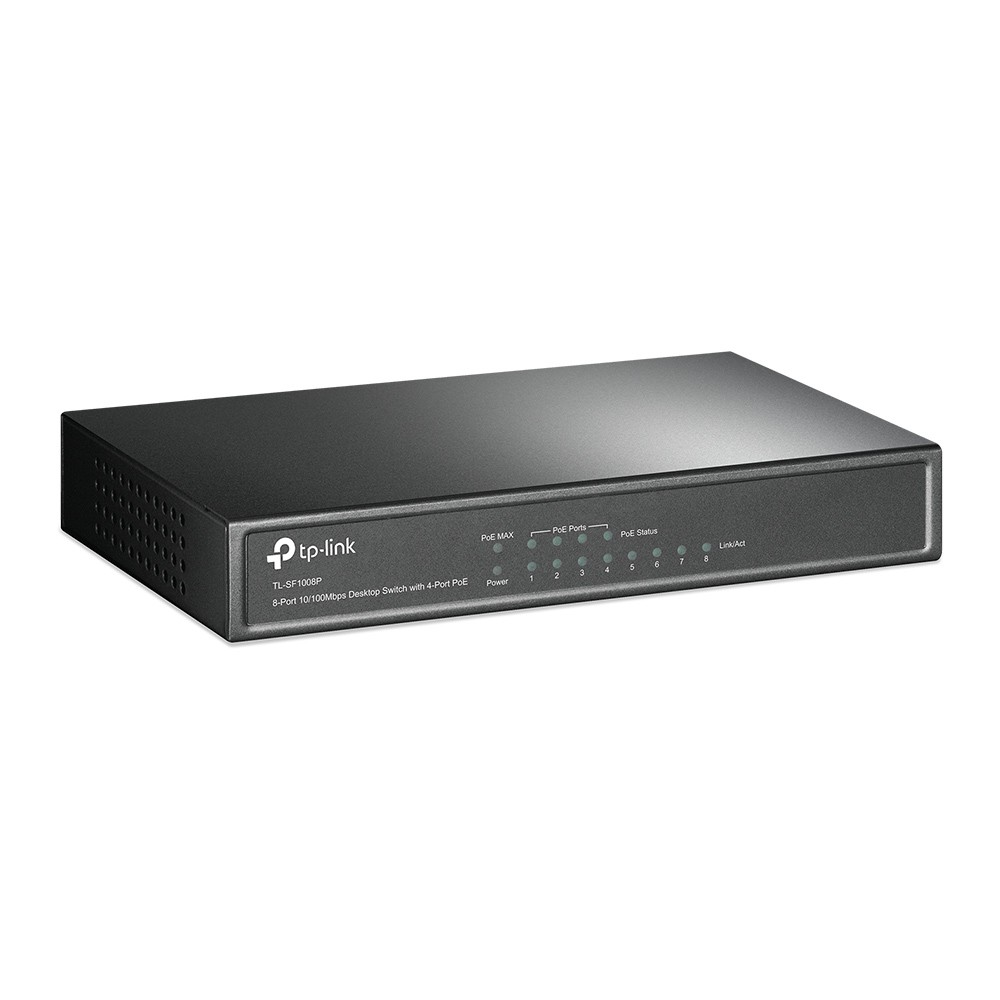 TP-LINK 8port PoE Switch 4 PoE Ports