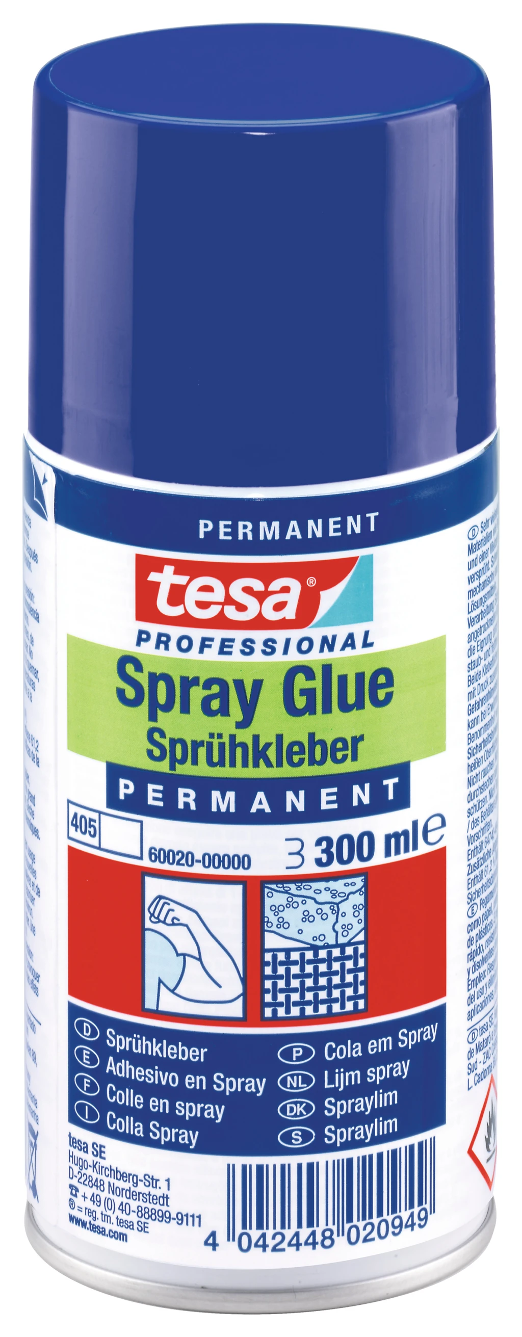 Aerosoolliim TESA PERMANENT, 300ml