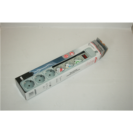 SALE OUT. Power Cube Surge Protector SPG6-B-6C/ 1.8 m/ 6 Sockets/ Grey Gembird SPG6-B-6C Sockets quantity 6 DAMAGED PACKAGING | SPG6-B-6C | Sockets quantity 6 | DAMAGED PACKAGING