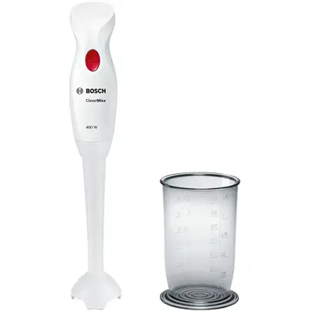 Bosch | Blender | CleverMixx MSM14100 | Hand Blender | 400 W | Jar material Plastic | Jar capacity 0.7 L | White