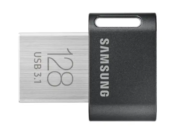 Samsung | FIT Plus | MUF-128AB/APC | 128 GB | USB 3.1 | Black/Silver