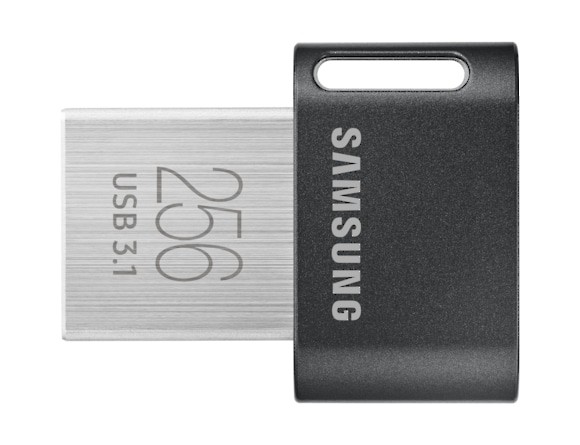 Samsung | FIT Plus | MUF-256AB/APC | 256 GB | USB 3.1 | Black/Silver