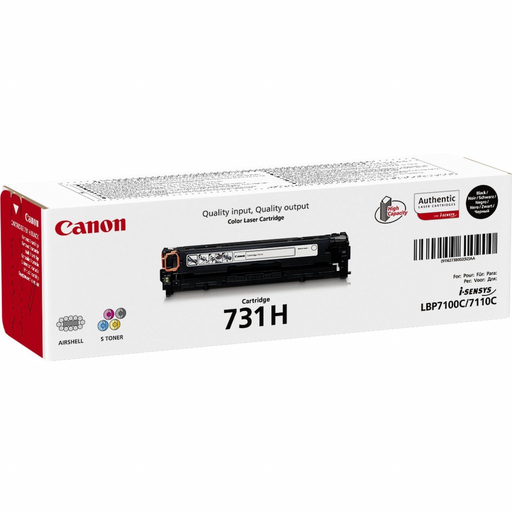 Canon cartridge 731H black, high capacity