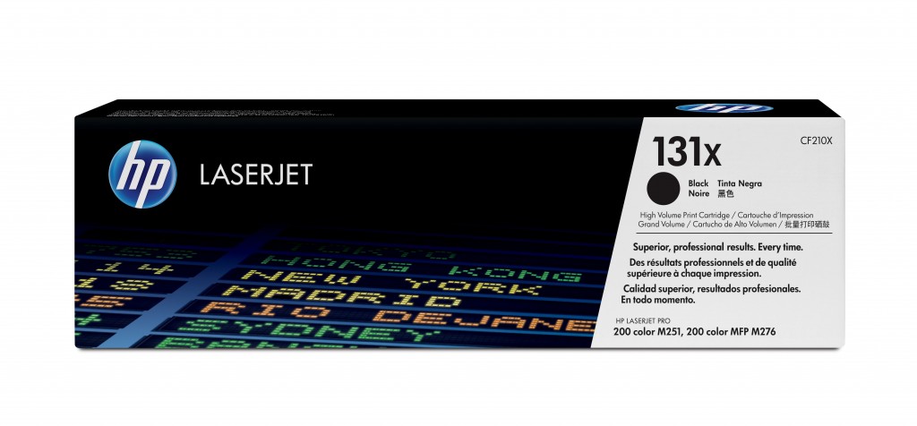 HP 131X cartridge, black, high capacity
