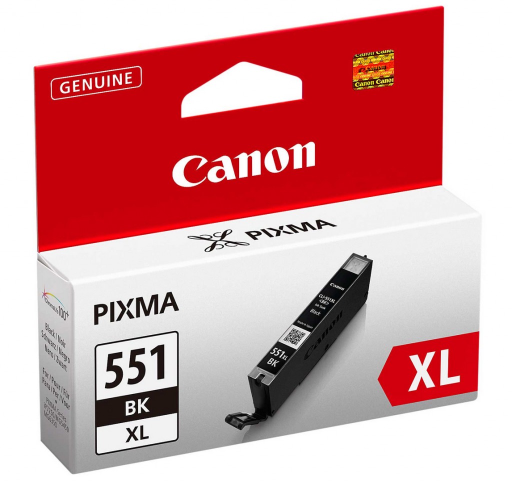 Canon CLI-551BK XL ink cartridge, black